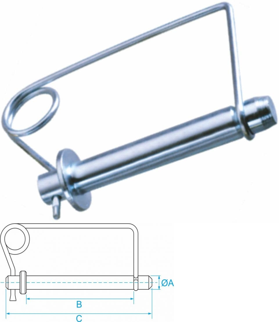 Wire Lock Hitch Pin