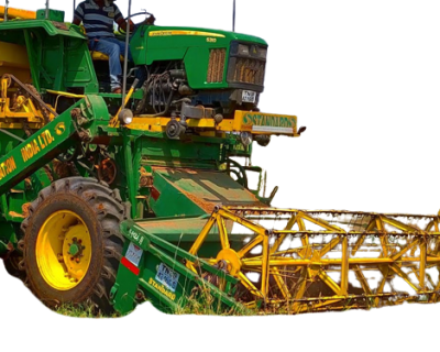 What are the uses of harvesting tractor?